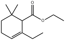 2-乙基-6,6-二甲基-2-环己烯-1-甲酸乙酯, 57934-97-1, 结构式