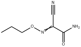 Acetamide,  2-cyano-2-(propoxyimino)- 结构式