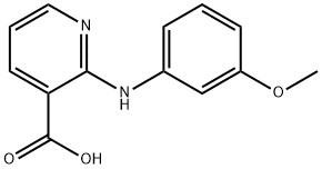 2-(3-Methoxy-phenylamino)-nicotinic acid Structure