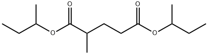 2-メチルペンタン二酸ビス(1-メチルプロピル) 化学構造式