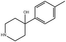 4-(p-トリル)ピペリジン-4-オール 化学構造式