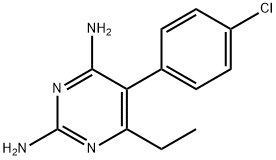 乙胺嘧啶, 58-14-0, 结构式