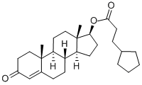 环戊丙酸睾酮 结构式