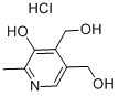 吡哆醇盐酸盐, 58-56-0, 结构式