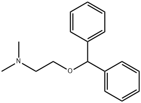 ジフェンヒドラミン 化学構造式