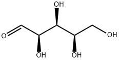 D-(+)-キシロース 化学構造式