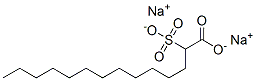 Tetradecanoic acid, 2-sulfo-, disodium salt|