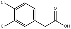 3,4-ジクロロフェニル酢酸 化学構造式