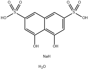クロモトロープ酸二ナトリウム二水和物 化学構造式