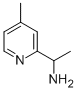 1-(4-甲基-2-吡啶基)乙胺 结构式