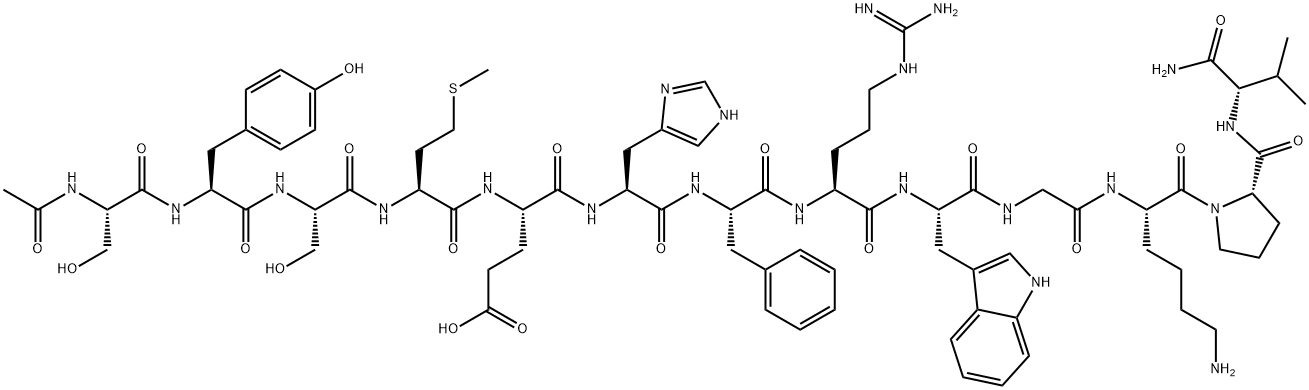 α-メラノトロピン 化学構造式