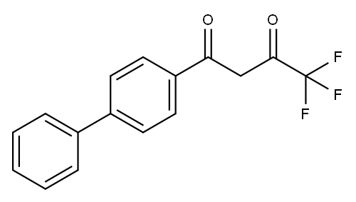 1-(4-BIPHENYLYL)-4,4,4-TRIFLUORO-1,3-BUTANEDIONE Structure
