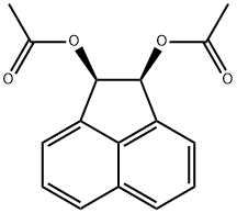 (1R,2S)-1,2-ジアセトキシ-1,2-ジヒドロアセナフチレン 化学構造式