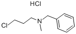 n-Amino-n-benzyl propylchloride hydrochloride 结构式