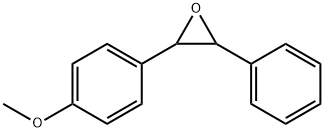 2-フェニル-3-(4-メトキシフェニル)オキシラン 化学構造式