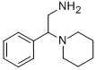 (2-フェニル-2-ピペリジン-1-イルエチル)アミン 化学構造式