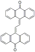 10,10'-(1,2-エタンジイリデン)ビス[アントラセン-9(10H)-オン] 化学構造式