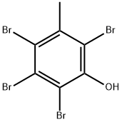 2,3,4,6-tetrabromo-m-cresol Structure