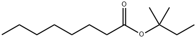 Octanoic acid, 1,1-diMethylpropyl ester Structure