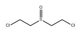 ビス(2-クロロエチル)スルホキシド 化学構造式