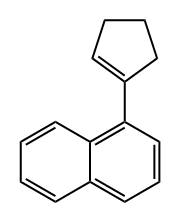 1-(1-Cyclopentenyl)naphthalene Struktur