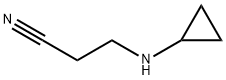 3-(环丙基氨基)丙腈, 58196-47-7, 结构式