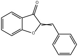 2-Benzylidene-3(2H)-benzofuranone Struktur