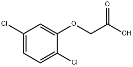 2,5-dichlorophenoxyacetic acid Structure