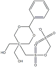 5,5-(DIMETHANESULFONATE)DIMETHANOL-2-PHENYL-1,3-DIOXANE Structure