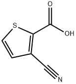 3-氰基噻吩-2-羧酸, 58231-00-8, 结构式
