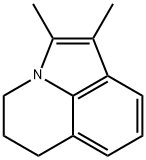 5,6-Dihydro-1,2-dimethyl-4H-pyrrolo[3,2,1-ij]quinoline Structure