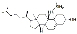 (3S,8S,9S,10S,13R,14S,17R)-13-methyl-17-[(2R)-6-methylheptan-2-yl]-10-(methylselanylmethyl)-2,3,4,7,8,9,11,12,14,15,16,17-dodecahydro-1H-cyclopenta[a]phenanthren-3-ol Structure