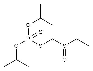 ethylsulfinylmethylsulfanyl-dipropan-2-yloxy-sulfanylidene-phosphorane Structure