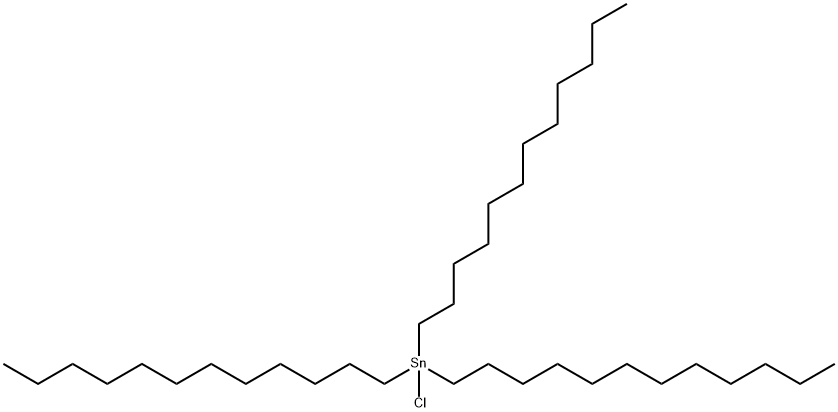 クロロトリドデシルスタンナン 化学構造式