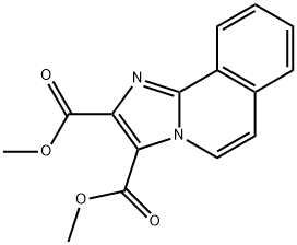 Imidazo[2,1-a]isoquinoline-2,3-dicarboxylic acid dimethyl ester Structure