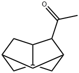 1-[(1,2,3,3a,4,5,6,6a-オクタヒドロ-2,5-メタノペンタレン)-1-イル]エタノン 化学構造式