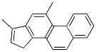 11,17-Dimethyl-15H-cyclopenta[a]phenanthrene Struktur