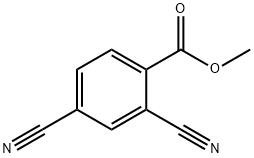 Methyl 2,4-dicyanobenzoate Structure