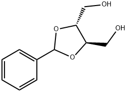 (+)-2,3-O-ベンジリデン-D-スレイトール 化学構造式