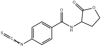 4-イソチオシアナトベンゾイル-DL-ホモセリンラクトン 化学構造式