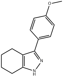 4,5,6,7-tetrahydro-3-(4-methoxyphenyl)-1H-indazole Structure