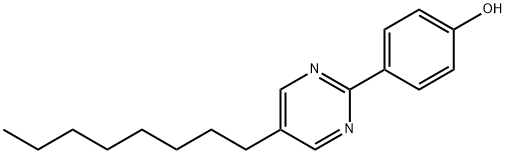 2-(4-Hydroxyphenyl)-5-octylpyrimidine Structure