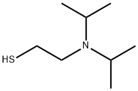 N-(2-メルカプトエチル)ジイソプロピルアミン 化学構造式
