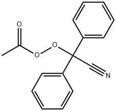 過酢酸シアノジフェニルメチル 化学構造式