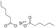 二ヘキサン酸ストロンチウム 化学構造式