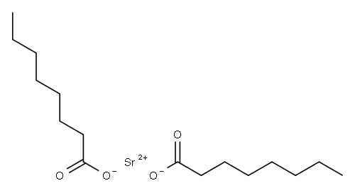 strontium(2+) octanoate Structure