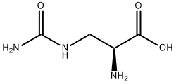 3-[(aminocarbonyl)amino]alanine Structure