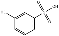 m-hydroxybenzenesulphonic acid Struktur