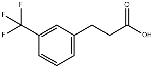 3-(3-トリフルオロメチルフェニル)プロピオン酸 化学構造式