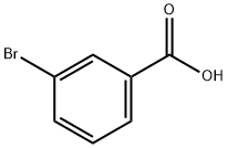 3-ブロモ安息香酸 化学構造式
